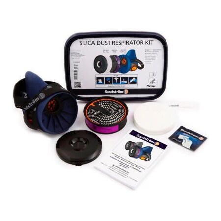 Sundstrom Safety Inc. Sundstrom® Safety Silica Dust Respirator Kit SR 100, S/M, 1 Each, H10-0015